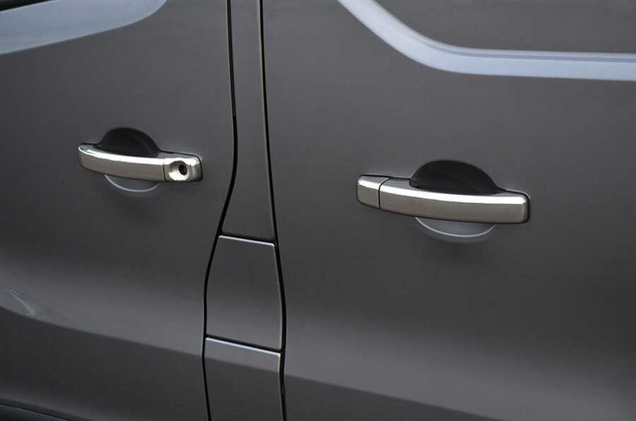 Vauxhall Opel Vivaro Chrome Door Handle Cover Set 4 Doors 2014 Up Stainless Steel